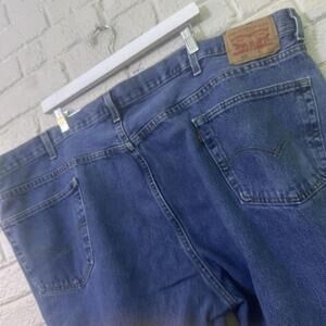 Levi's 550 Relaxed Fit‎ Jeans Men's 50x29 Blue Straight Leg Denim